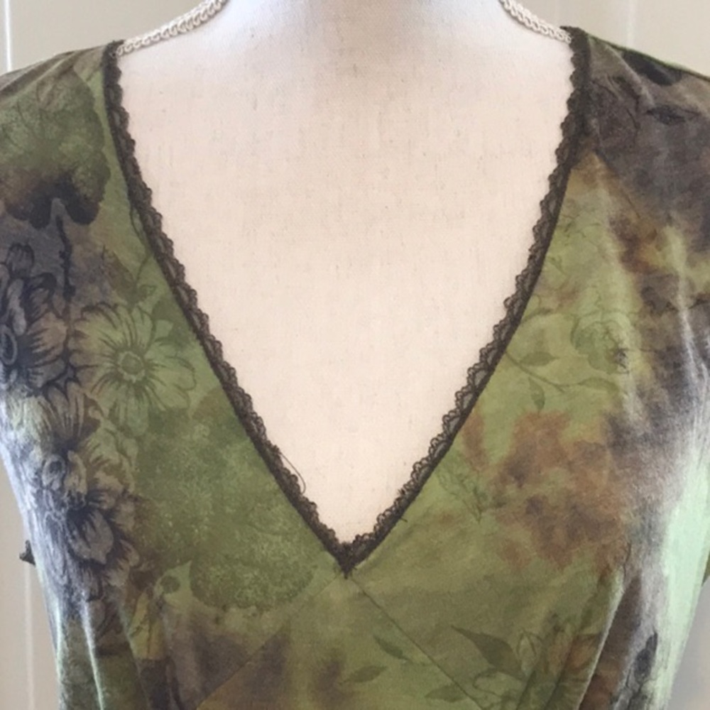 Banana Republic green tank.  Great for layering